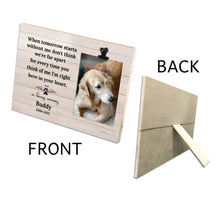Customized Dog Loss Photo Clip Frame - Memorial Gifts - Suartprinting