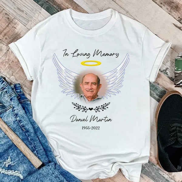 Customized Memorial T-Shirts - Gift for Grandpa, Dad - Suartprinting