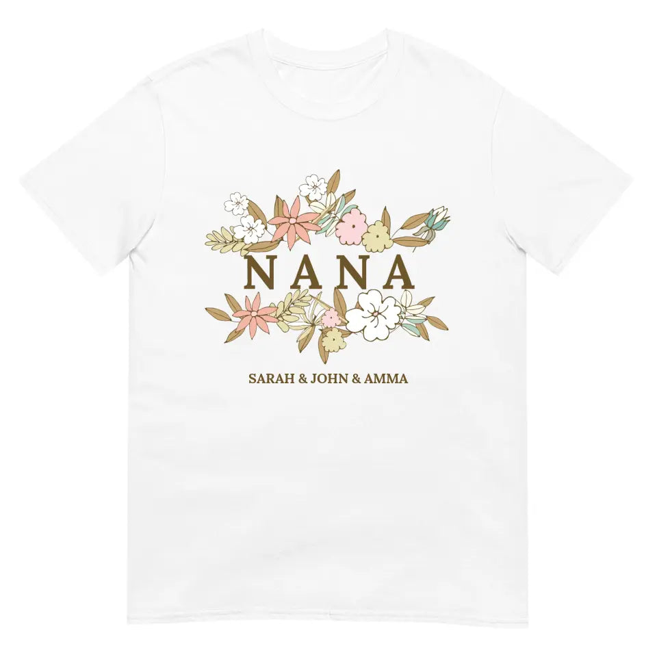 Customized Unique Nana T-Shirt - White - Gift for Nana - Suartprinting