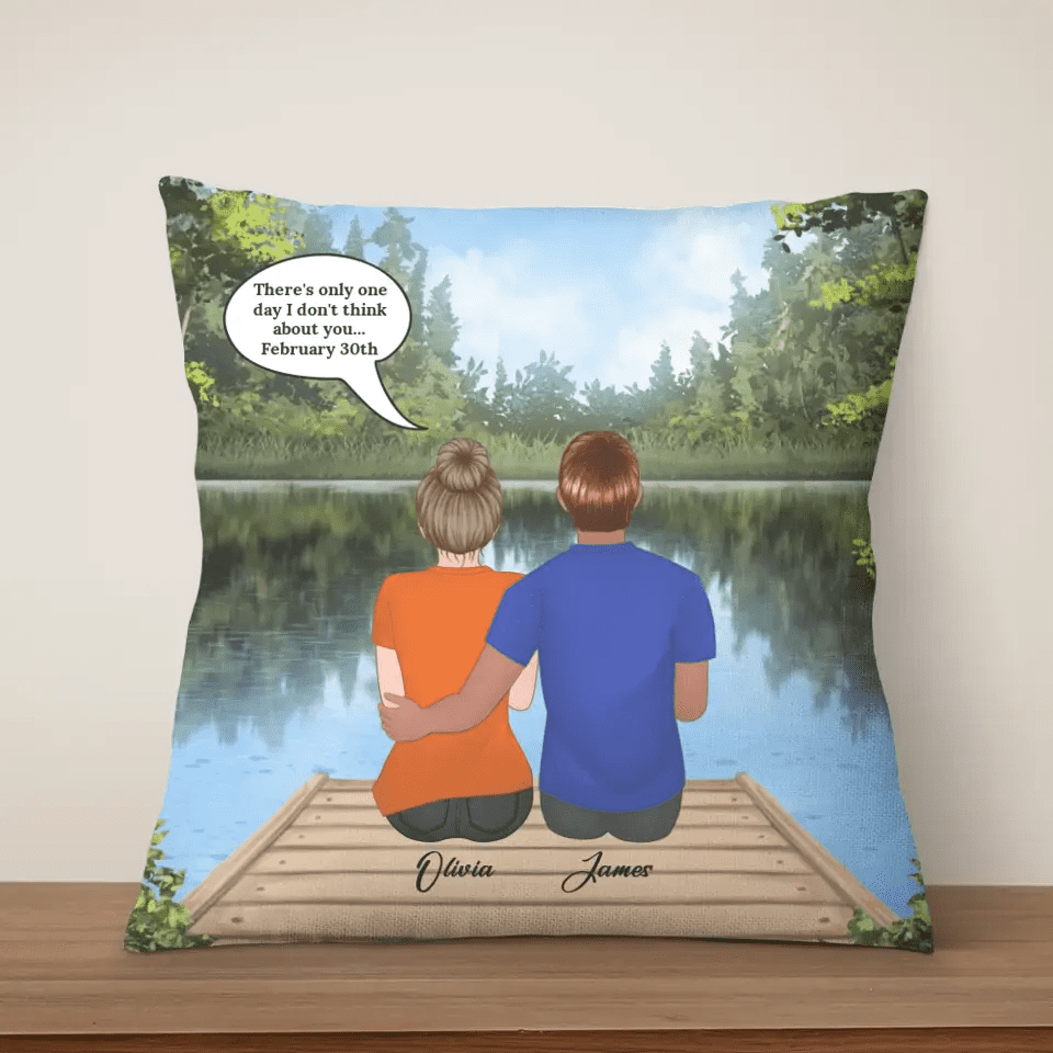 Personalized Anniversary Pillow - Gift for Husband, Boyfriend - Suartprinting