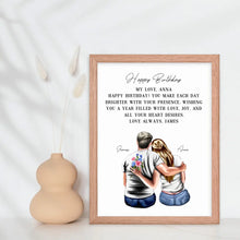 Personalized Birthday Wall Art - Best Gift for Her - Suartprinting