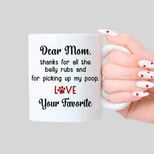 Personalized Mother's Day Dog Mom Mug Back - Suartprinting